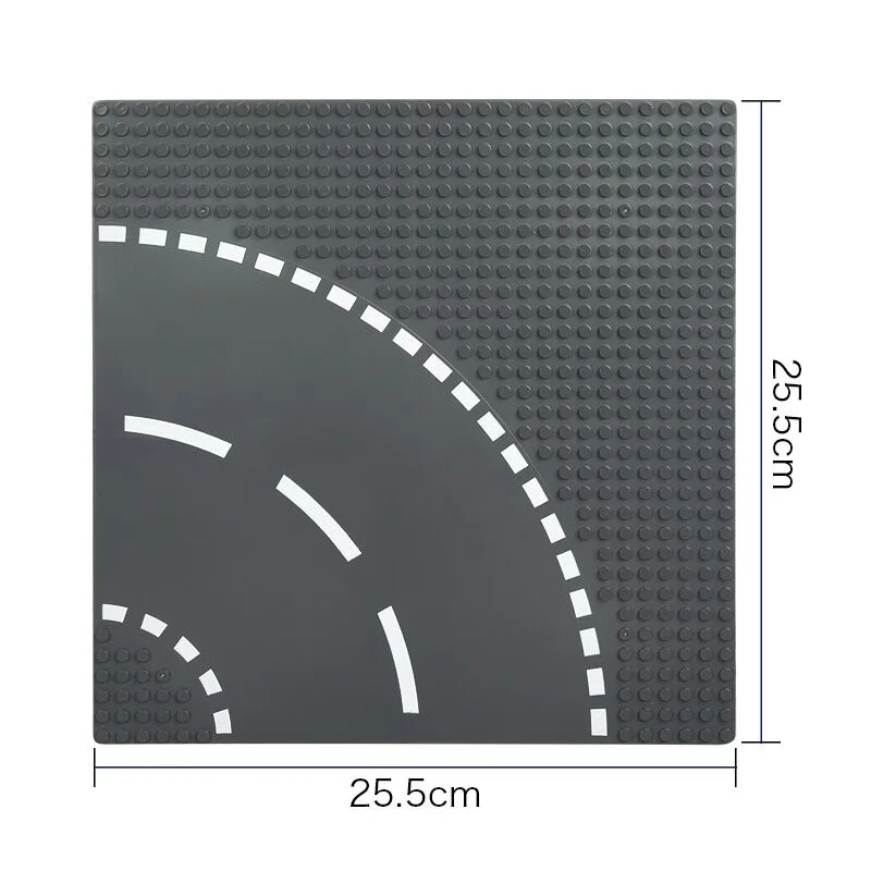 Прямо Перекресток Кривой Т Образном Перекрестке Дорожные Плиты Строительные