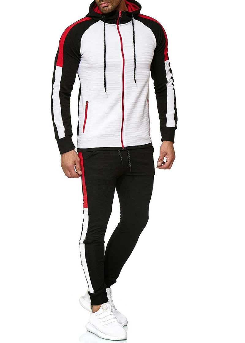 

Suit sportswear male polyester new spring and autumn 2-piece sportswear male fitness leisure sweatshirt + jogging pants hoodie