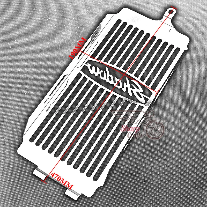 Мотоциклетная хромированная защитная накладка на решетку радиатора с черепом