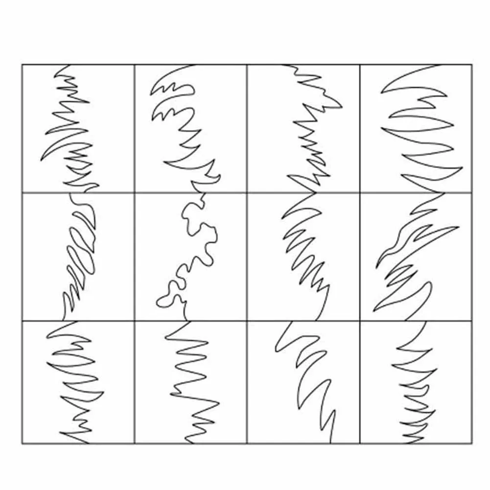 Лазерная печать пламени стикер для дизайна ногтей клейкая наклейка съемное