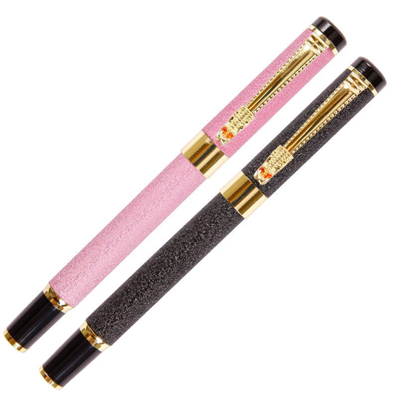 Ручка перьевая металлическая с чернилами цвет в ассортименте 1 шт | Канцтовары