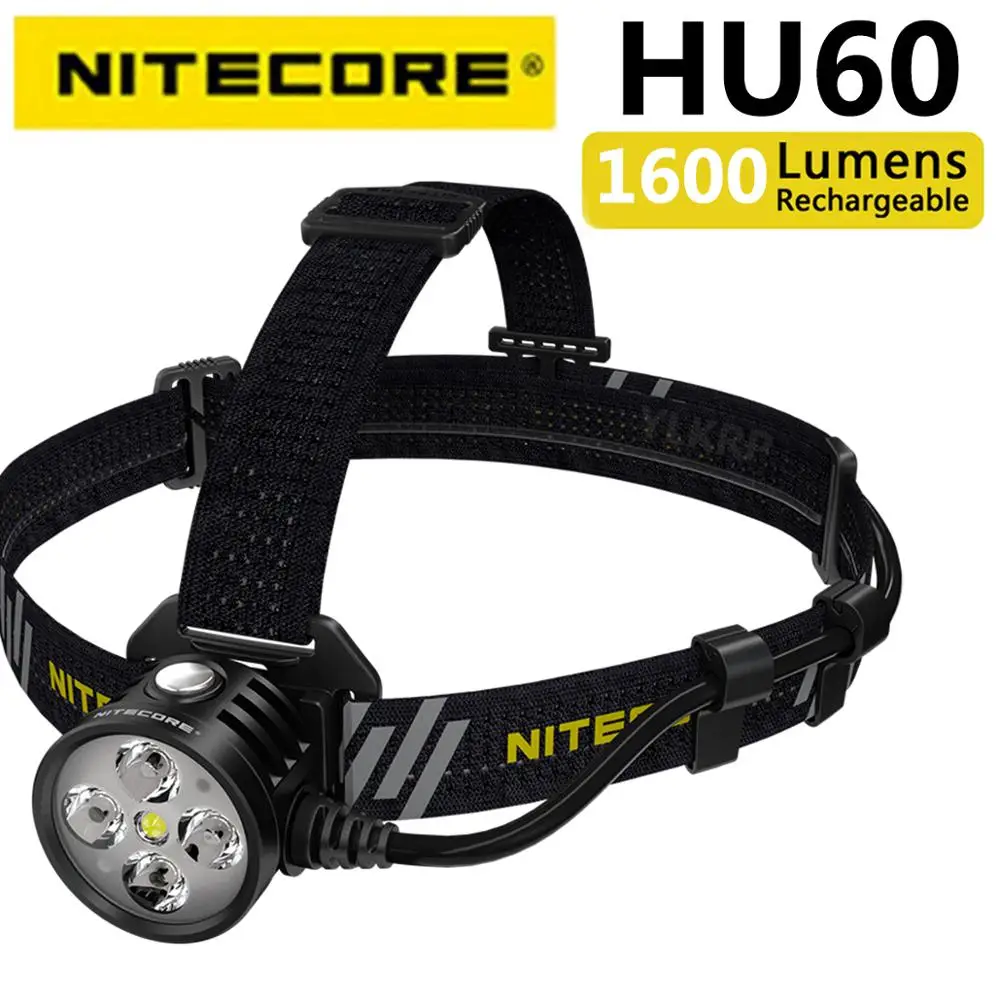 Оригинальное зарядное устройство NITECORE HU60 4 x CREE XP-G3 S3 светодиодный s + 1 XHP35 HD E2