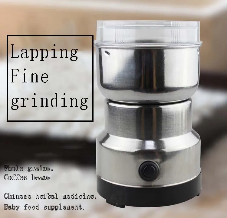 

Multi-functional EU Plug 220V 150W Coffee Grinder Stainless Electric Herbs/Spices/Nuts/Grains/Coffee Bean Grinding