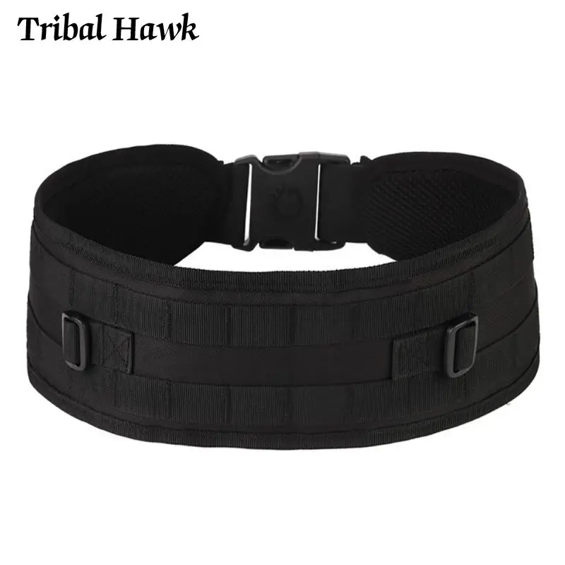 Military Tactical Belt Army Airsoft Molle Soft Padded Men Hunting Multi-Use Wide Girdle Accessories Equipment | Спорт и развлечения