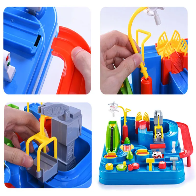 Новый электрический игрушечный поезд автомобили рельсы пульт дистанционного