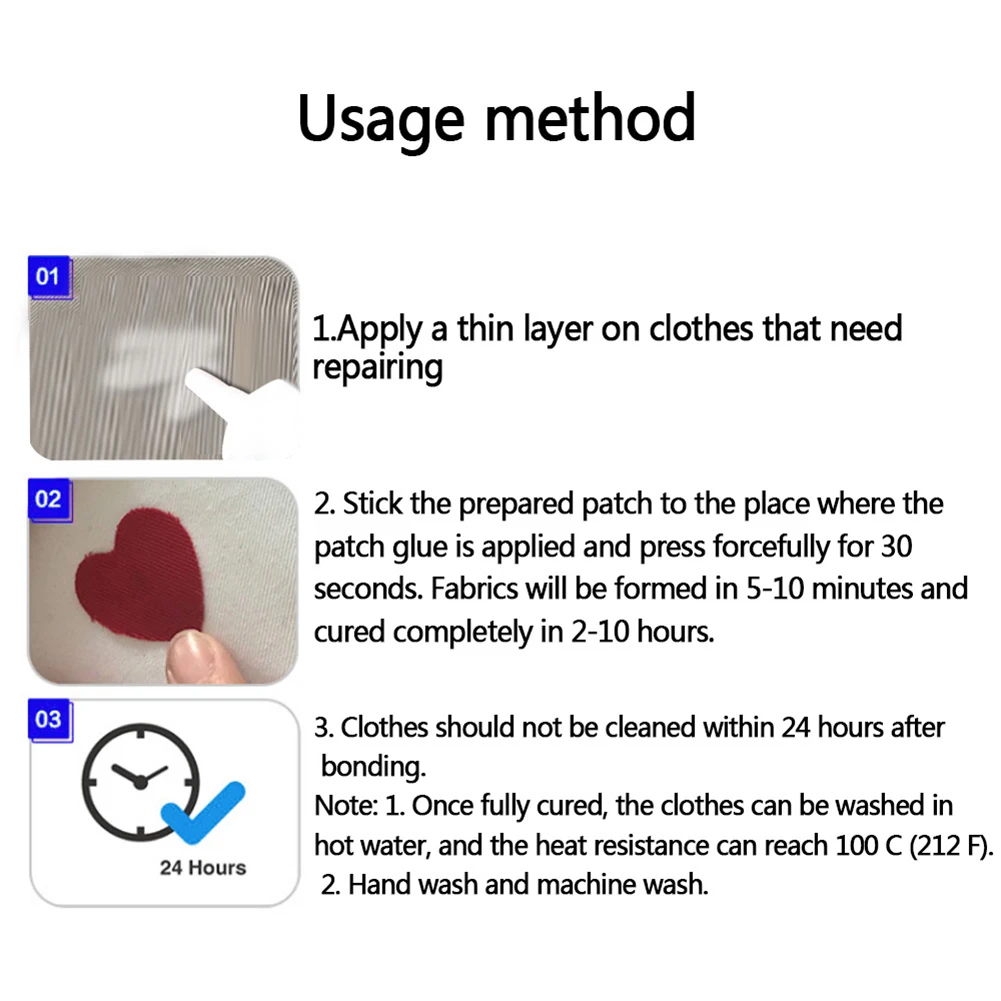 High Cloth Fabric Repair Glue Multifunction Fast Curing No Irritation Viscosity Strength UEJ | Обустройство дома