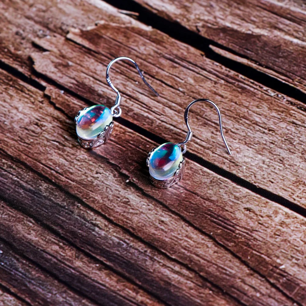 Женские серьги подвески из натурального камня|Серьги-подвески| |