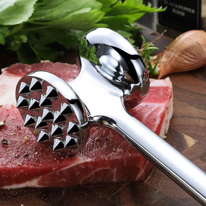 Evilto 52 лезвия игла для мяса Beaf Steak Tenderizer из нержавеющей стали Pounders молоток