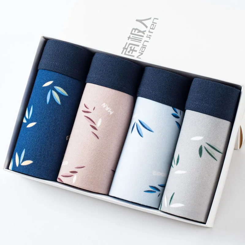 Men Boxer Underwear Men Underpants Boxers Comfortable Breathable Men's Panties Underwear Printed Boxershorts Man Sexy Boxer 3XL