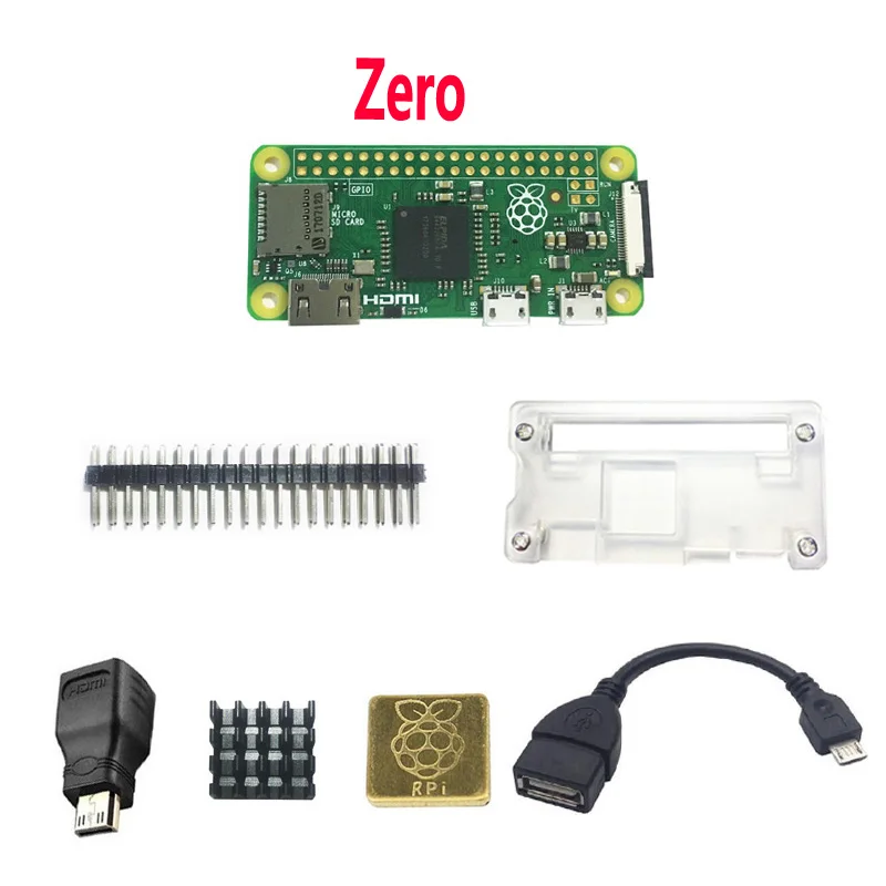 Raspberry Pi Zero W WH Pi0 zero чехол теплоотвод OTG HDMI.|Демонстрационные стенды| |