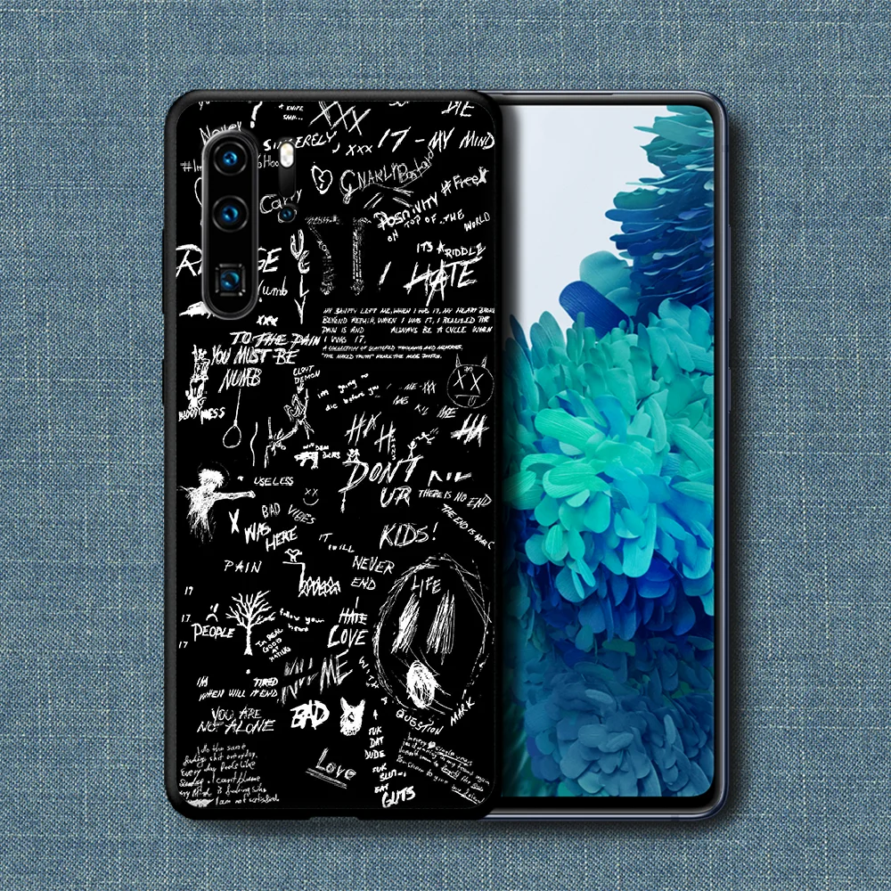 

XXXTENTACION Rapper NUMB Phone Case For Huawei P Mate Smart 10 20 30 40 Lite Z 2019 Pro black Etui Painting Bumper Fashion Back