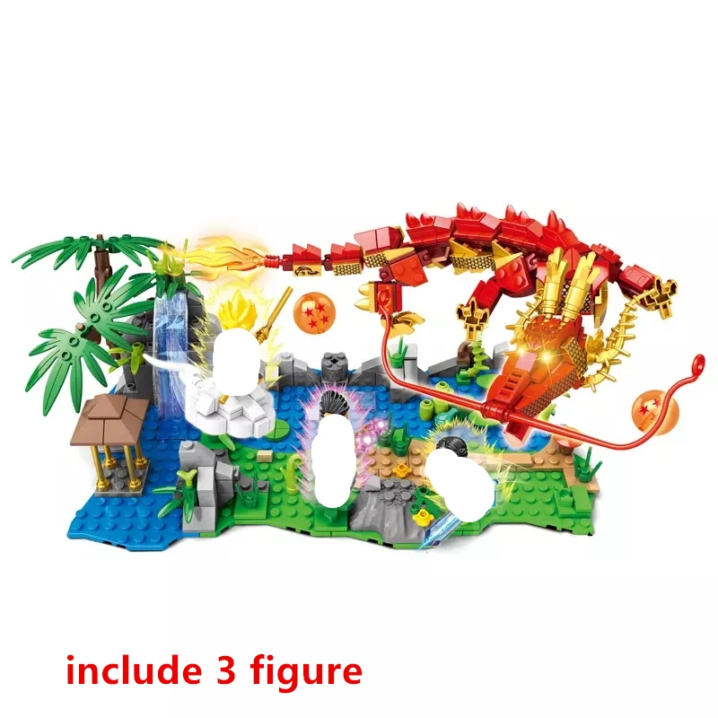 Набор строительных блоков: Драконий жемчуг Z сильнейшая битва uub Shenron SAIYAN SUN GOKU Jiren