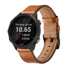 Ремешок из натуральной кожи для смарт-часов Garmin Vivoactive 3 4 4S CAME 2 2S Vivomove HR Forerunner 645 245 M