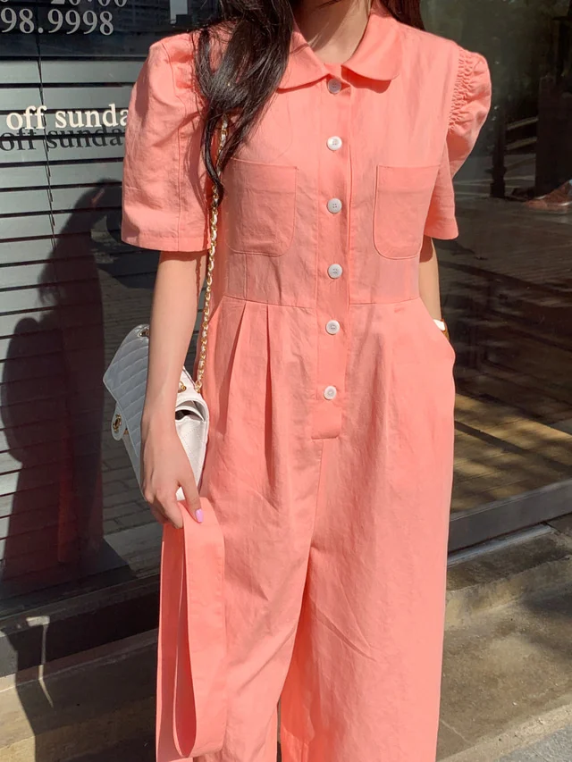 Новый женский комбинезон с широкими штанинами модный брендовый костюм для