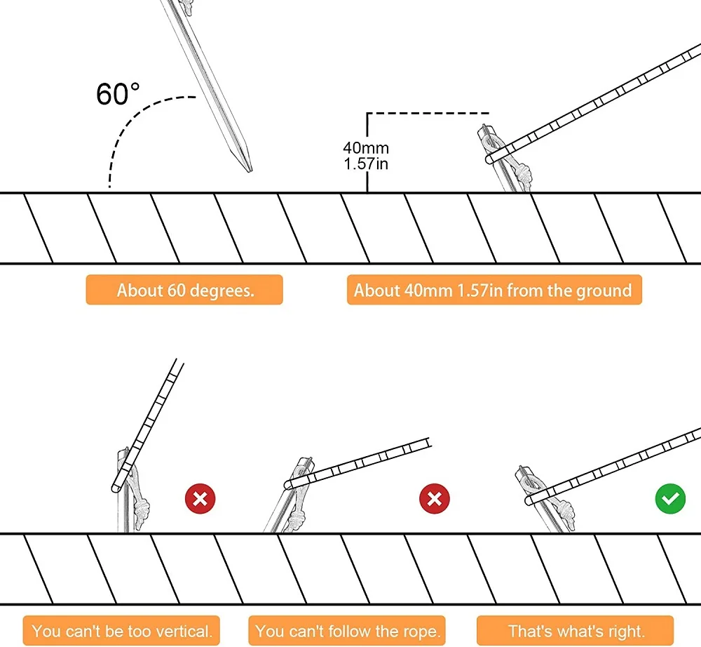 20 шт. алюминиевые легкие стойки для палатки набор аксессуаров кемпинга 10