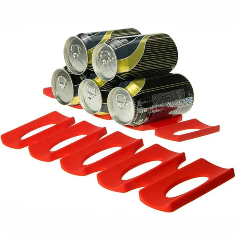 

Foldable Wine Bottle Rack Space Saver Stacking Kitchen Tools Beer Cans Tank Refrigerator Organizer Pad Silicone Tile Pillows