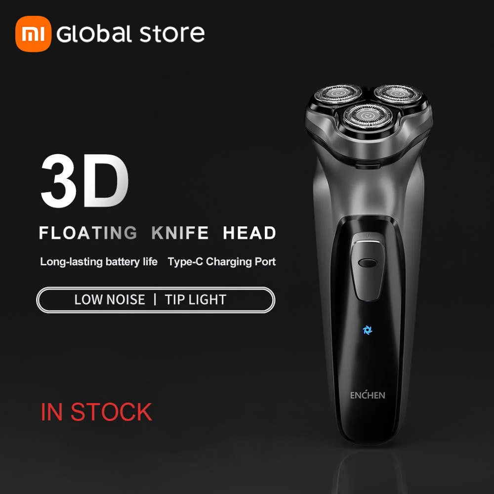 Enchan оригинальный электробритва для лица бритва Enchen BlackStone 3D Мужская моющаяся