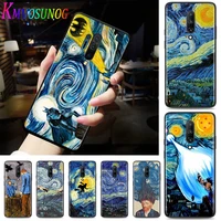 Silicone Cover Van Gogh Starry Sky Art For OnePlus Nord N10 N100 Plus Pro Phone Case Shell