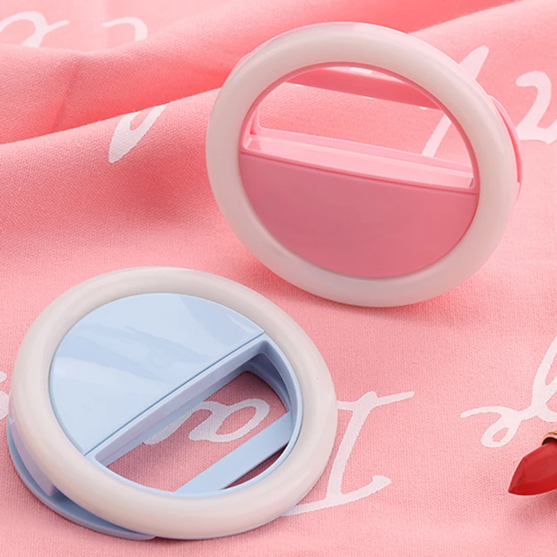 

Round Shape On Ring Light on Camera Selfie LED Camera Light with 36 LED for Smart Phone Camera