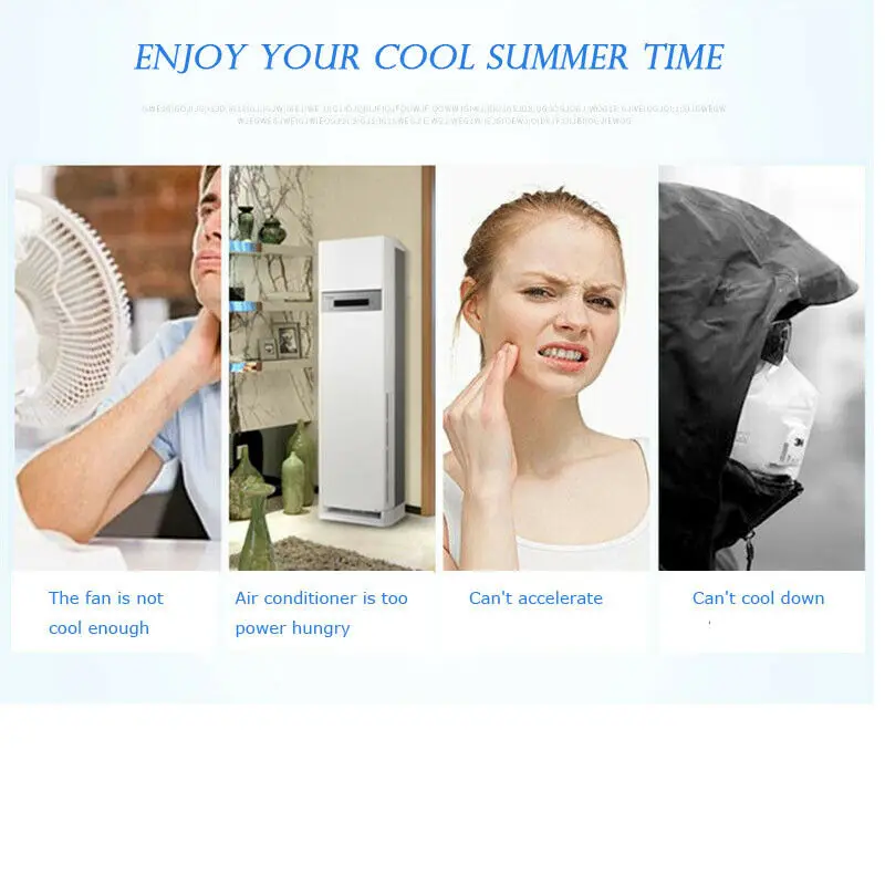 Mini Air Conditioner Cool Cooling Fan Cooler Humidifier Purifier Quiet USB Small With Cable 3F05 | Электроника
