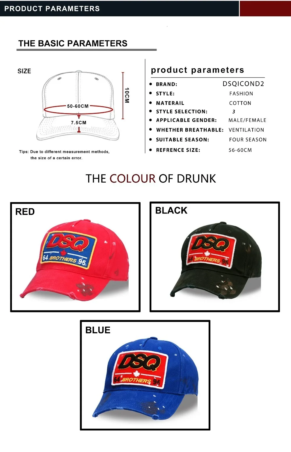 Dsqicond2 брендовая бейсболка s Кепка для водителя грузовика Casquette Homme для женщин мужчин хип-хоп открытый козырек для отдыха Dsq Hoeden Voor Mannen