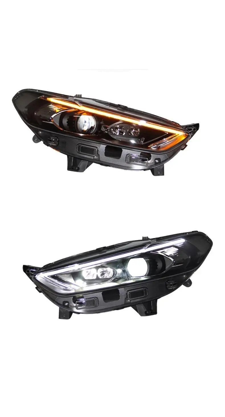Drl Luces Para Auto Assessoires светодиодные боковые поворотники Automovil фары Задние Автомобильные фары в сборе 13 14 15 16 для Ford Mondeo