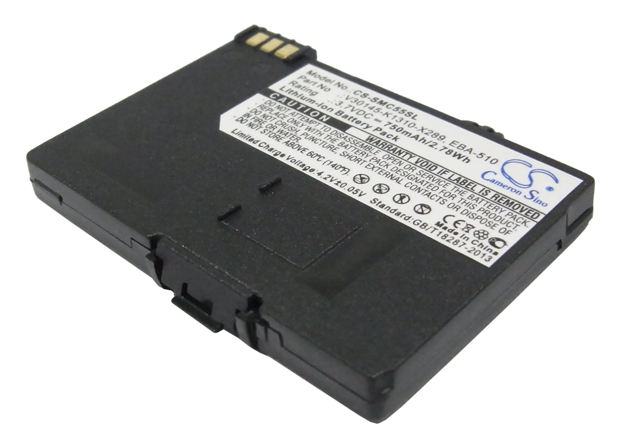 

cameron sino 750mAh battery for SIEMENS A51 A52 A55 A56 A57 A60 A62 A65 A75 C55 C56 C60 C61 C70 C71 CT56 M55 M56 MC60 S55