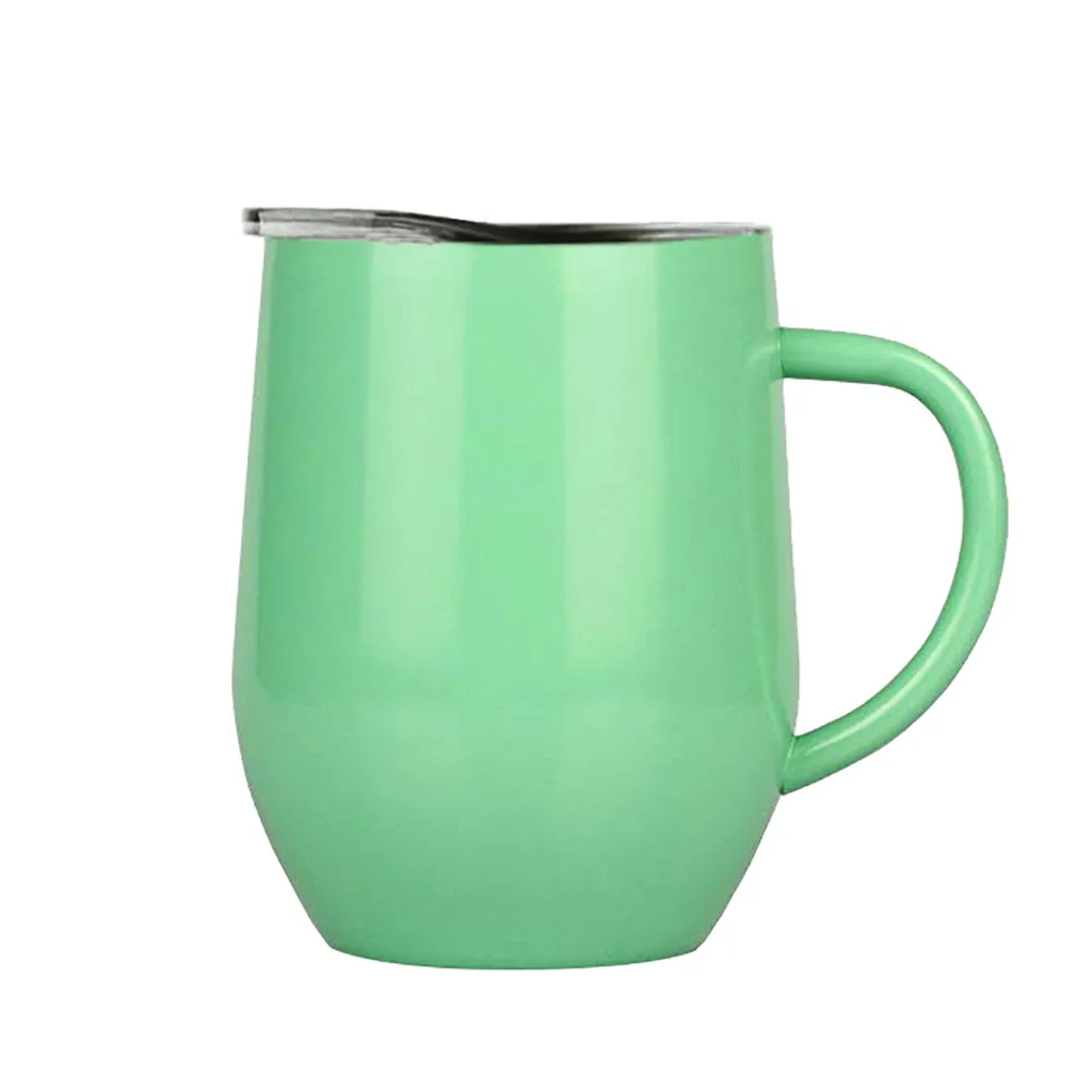 Стакан из нержавеющей стали с двойной теплоизоляцией и ручкой для крышки | Дом