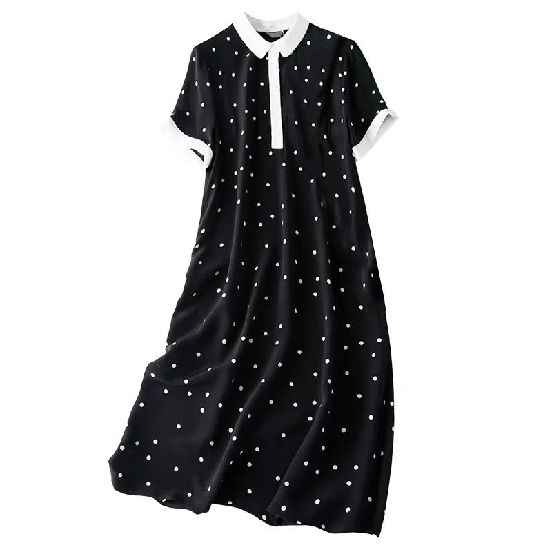 2020 летнее Новое модное повседневное темпераментное платье поло с воротником