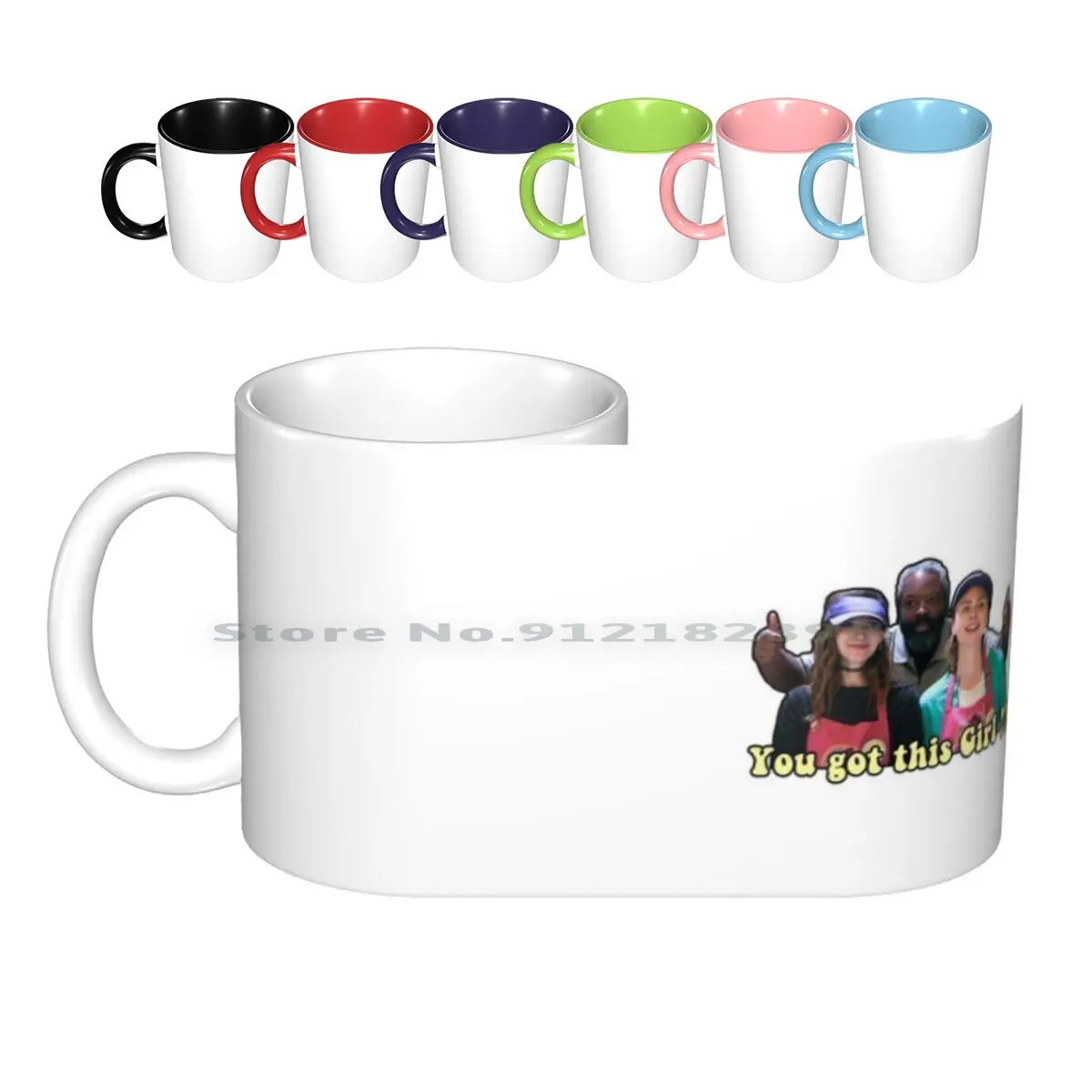 

You Got This Girl !!! Teenage Bounty Hunters Fuuny Netflix Series Ceramic Mugs Coffee Cups Milk Tea Mug Netflix Netflix Series