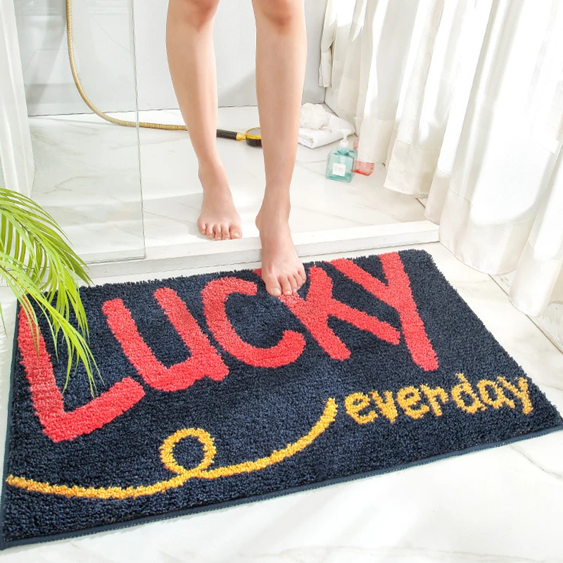 

Anti-slip Soft Bath Mat Portable Quickly Absorb Water Toilet Bathroom Rug Multifunction Household Bedroom Kitchen Floor Carpet