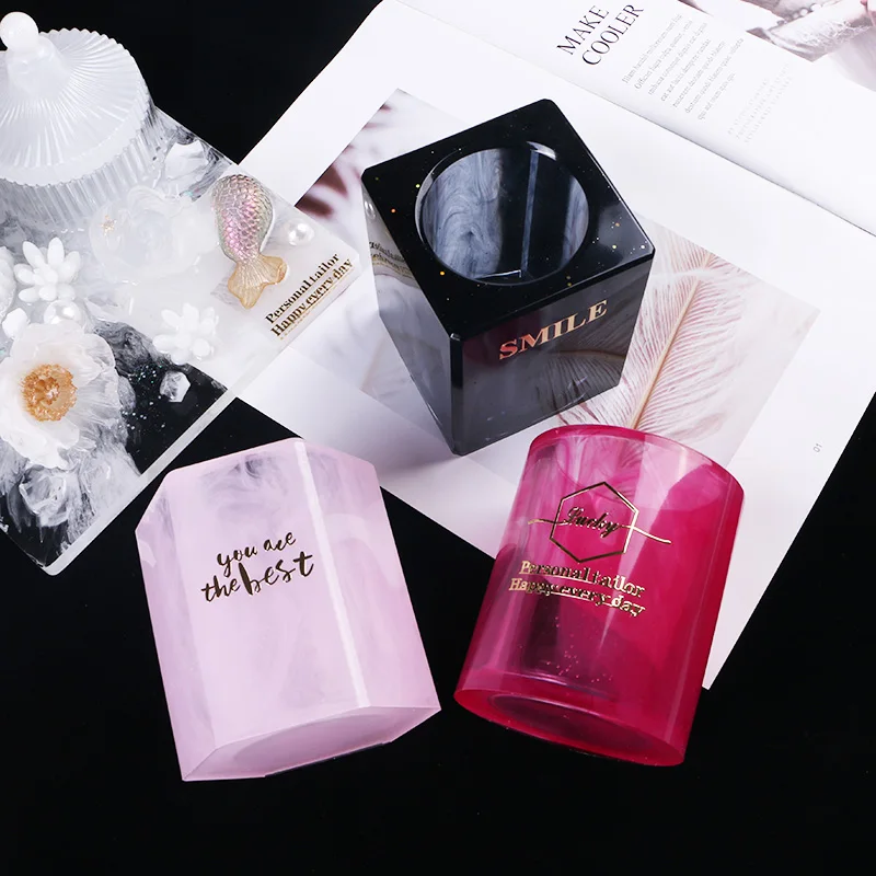 Держатель для карандашей силиконовый ручка декорирования формы держатель DIY