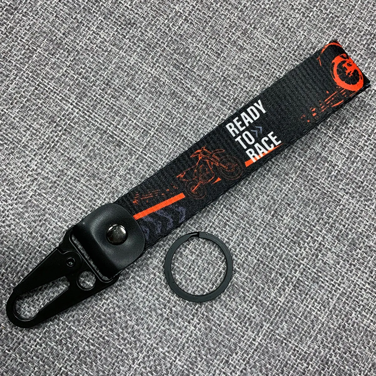 

Motorcycle Accessories Embroidery Keychain Key Ring Key chain keyring For KTM 390 690 200 Duke 125 RC390 RC200 RC125