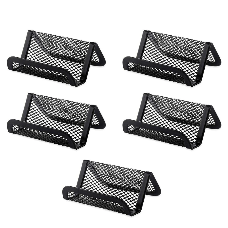 Металлический Сетчатый бизнес держатель для карт настольного офиса