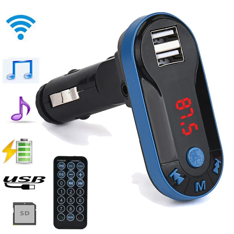 Карро fm трансмиттер Bluetooth Беспроводной Автомобильный mp3 плеер автомобильный