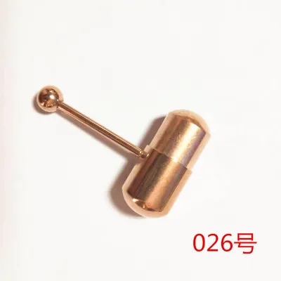 26 MODRSA 1 шт хип-хоп резиновый вибрирующий язык кольцо 1,6*18*5 мм нержавеющая сталь пирсинг-штанга для языка Пирсинг панк унисекс ювелирные изделия для тела - Окраска металла: 26