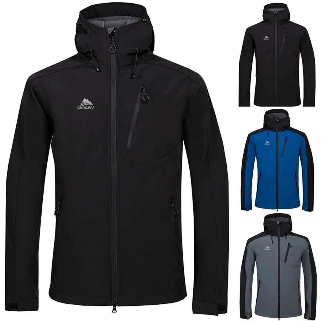 2019 новые мужские лыжные куртки осенние повседневные модные водонепроницаемые