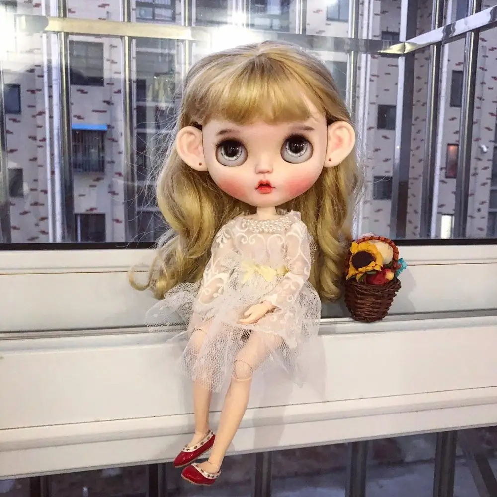 Blyth кукла NBL 1/6 BJD индивидуальное матовое лицо большие глаза Мода девушка шар для
