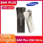 Оригинальные USB-накопители SAMSUNG BAR Plus, 256 ГБ, 32 ГБ, флеш-накопитель 64 ГБ, 128 ГБ, 16 ГБ, металлическая флешка, мини-флешка USB 3,0