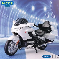 welly 112 2020 honda gold wing die cast motorcycle model toy heavy duty travel autocycle collection gifts toys vehicle