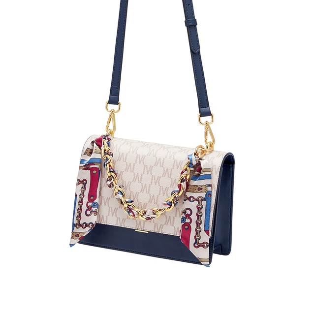 Cnoles Chain Silk Scarf Handbags 3
