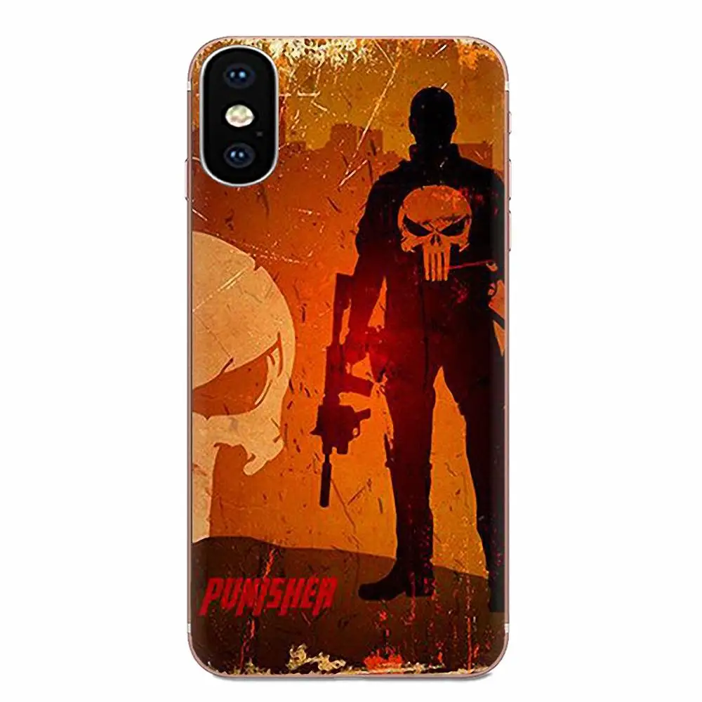 Силиконовый чехол для телефона Samsung Galaxy A71 A51 A01 S20 Plus Ultra S11 S11E S10 The Punisher|Бамперы| |