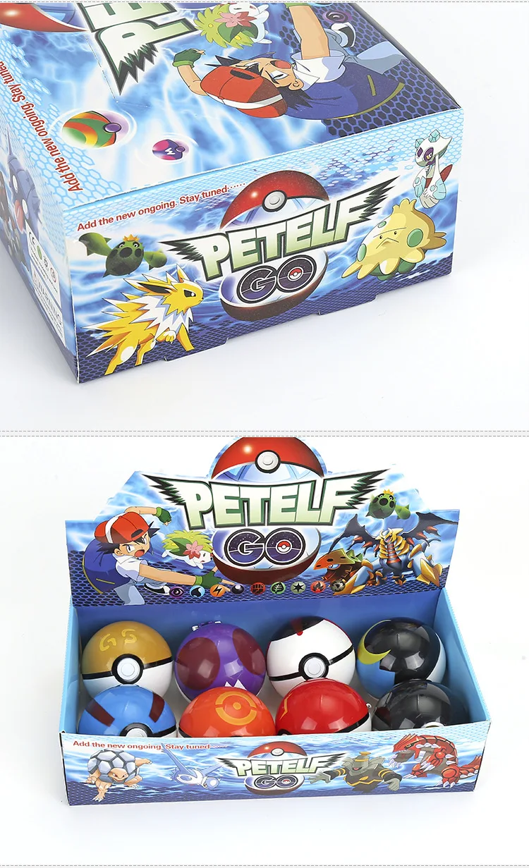 TAKARA TOMY Pokemon 7 см 8 шт Poke Ball рождественские игрушки хобби экшн игрушки Фигурки