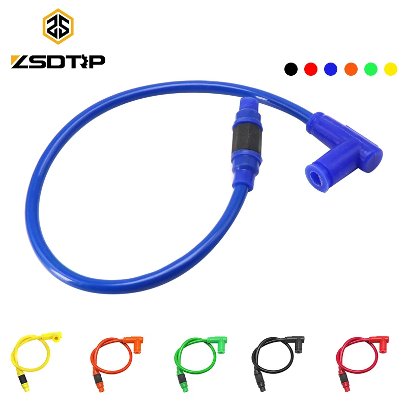 

Кабель ZSDTRP для катушек мотоциклов, зажигания для катушек, для квадроциклов, внедорожников, питбайков, карт, скутеров, картов, 50 cc-160cc