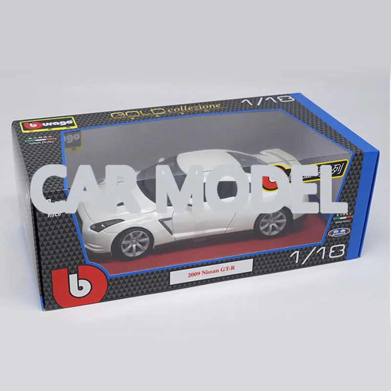 1:18 Масштаб сплава игрушечных транспортных средств GTR R35 спортивный автомобиль модель детских игрушечных автомобилей авторизованный игрушки для детей