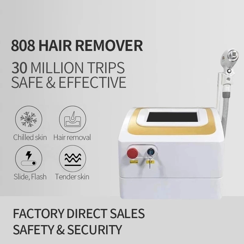 

2021 Professional beauty portable 808nm diode laser permanent hair removal equipment/pain free diode laser hair removal machine