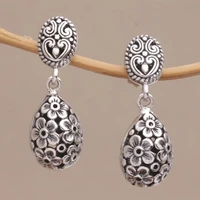 bohemian earrings european and american fashion precision earrings popular flower alloy water drop earrings