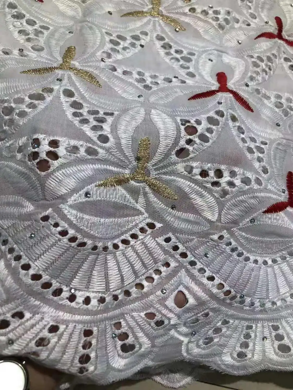 Лидер продаж чисто белая африканская кружевная ткань 2020 Высококачественная