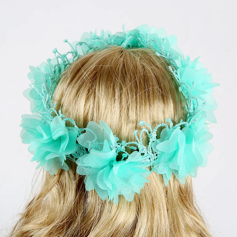 4 цвета головной убор цветок Кукла Одежда аксессуары Подходит для 18-дюймовой