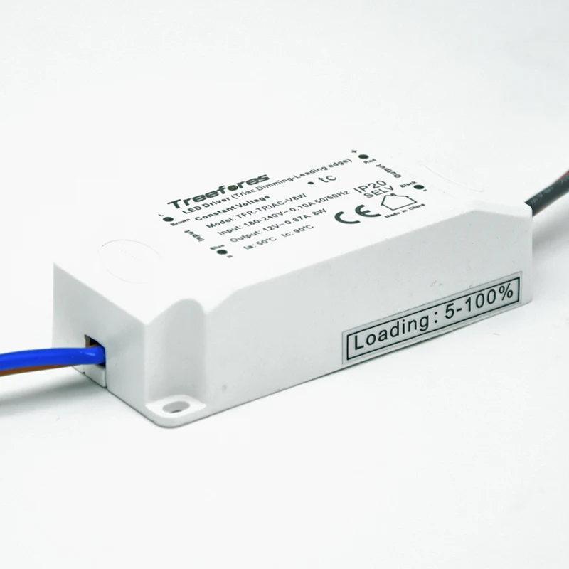 Triac Светодиодный источник питания с регулируемой яркостью 8 Вт 15 25 50 75 CE SAA
